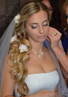 Cвадебная прическа Е18433 