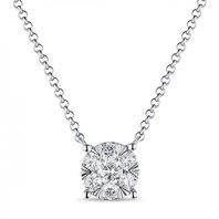 Обручальное кольцо N2011-1851493DD-М9836 из белого золота, гладкое