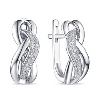 Обручальное кольцо E108-1982780CD-R17-М9897 из белого золота, гладкое