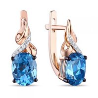 Серьги E2607-1982855CB-R17-М9909