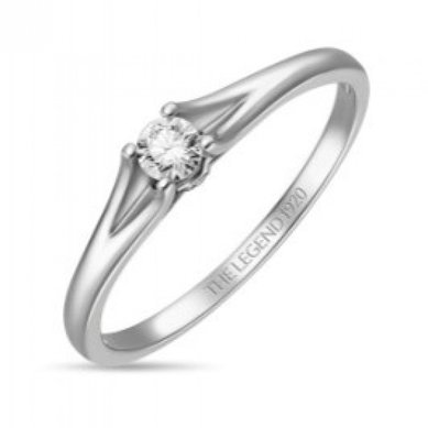 Помолвочное кольцо R01-SL06-015-G2-М12604 - Ювелирный бренд Московский ювелирный завод