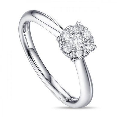 Помолвочное кольцо R2011-1851352AD-М9841 - Ювелирный бренд Московский ювелирный завод