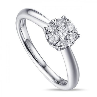 Помолвочное кольцо R2011-1851353AD-М9842 - Ювелирный бренд Московский ювелирный завод