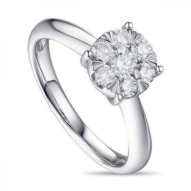 Помолвочное кольцо R2011-1851354AD-М9843 - Ювелирный бренд Московский ювелирный завод