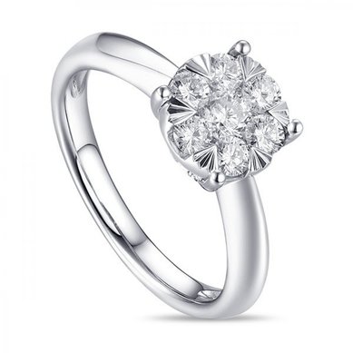 Помолвочное кольцо R2011-1851355AD-М9844 - Ювелирный бренд Московский ювелирный завод