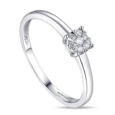 Помолвочное кольцо R2011-1851358AXD-R17-М9845 - Ювелирный бренд Московский ювелирный завод