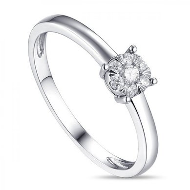 Помолвочное кольцо R2011-1851359AXD-R17-М9846 - Ювелирный бренд Московский ювелирный завод