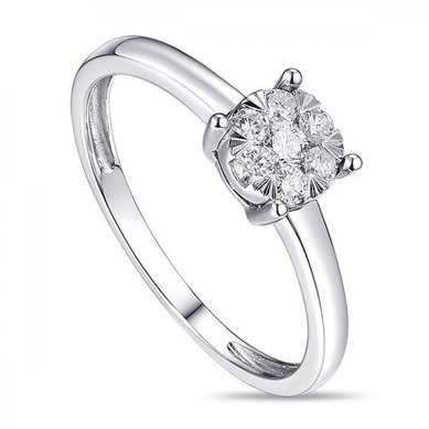 Помолвочное кольцо R2011-1851360AD-М9847 - Ювелирный бренд Московский ювелирный завод