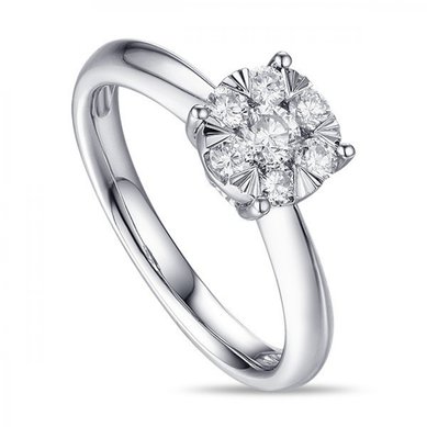 Помолвочное кольцо R2011-1851361AD-М9848 - Ювелирный бренд Московский ювелирный завод