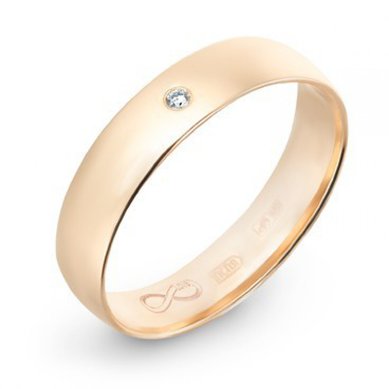 Обручальное кольцо R01-WED-00001-М9849 - Ювелирный бренд Московский ювелирный завод