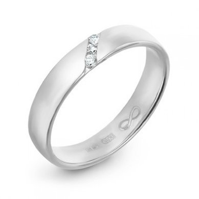 Обручальное кольцо R01-WED-00019-М9859 - Ювелирный бренд Московский ювелирный завод