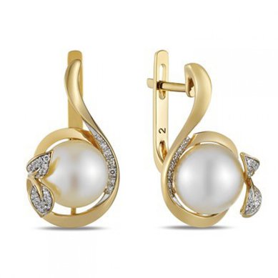 Серьги E108-1982362CP-R17-М9876 - Ювелирный бренд Московский ювелирный завод