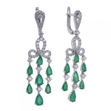 Серьги E2603-SE3666DIEM20-М9905 - Ювелирный бренд Московский ювелирный завод