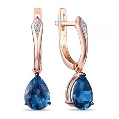 Серьги E2607-1982881CYU-R17-М9911 - Ювелирный бренд Московский ювелирный завод