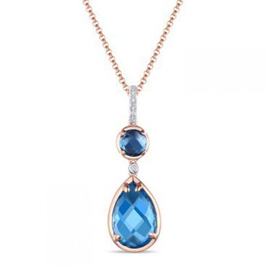 Кулон P2607-1982879DBX-R17-М9923 - Ювелирный бренд Московский ювелирный завод