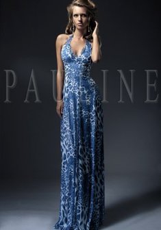 Вечернее платье Н49394. С прямой юбкой, длинное без шлейфа.