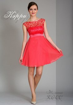 Вечернее платье A49439. В греческом стиле, короткое без шлейфа.