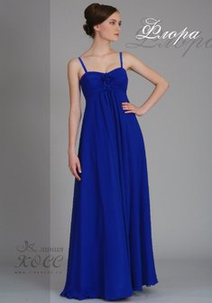 Вечернее платье A49442. В греческом стиле, длинное без шлейфа.