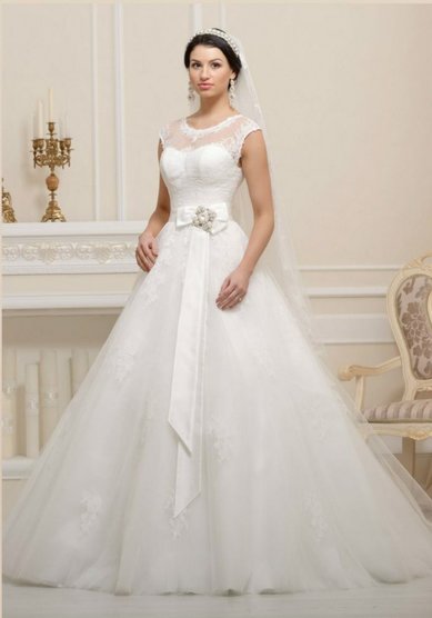 Свадебное платье A49425 - Салон свадебной и вечерней моды AMORE MIO