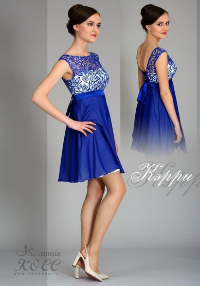 Вечернее платье A49437 - Салон свадебной и вечерней моды AMORE MIO